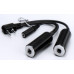 ICOM Headset Adapter Cable for Connection to Standard Twin Jacks
