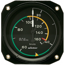 Winter 80mm 6423 0-160kt 1.5 Turn ASI, 1kt Divisions to 80kt